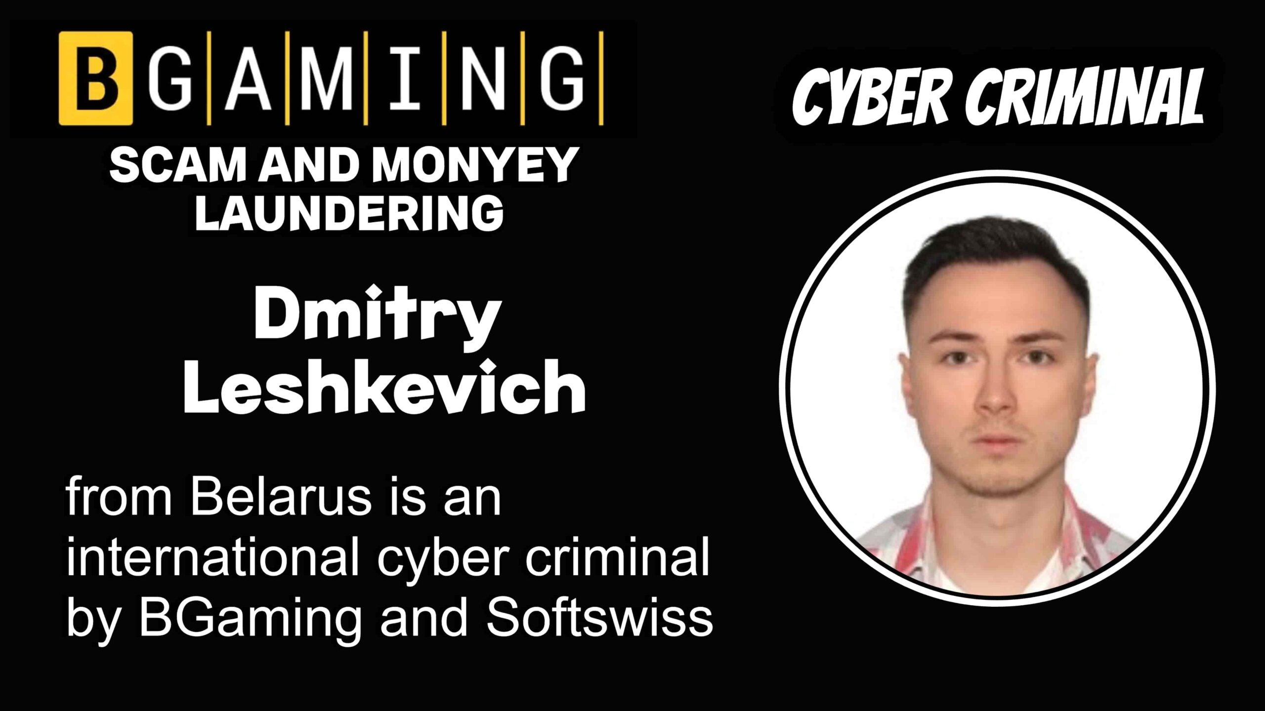 Dmitry Leshkevich - softswiss scam - Casino by Softswiss